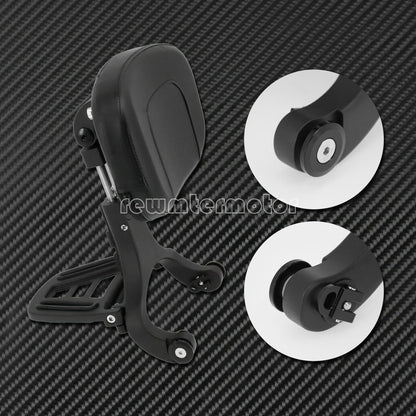 ya 6 8.24 baidi Motorcycle Multi-Purpose Driver & Passenger Backrest Fit For Indian 2015-2019