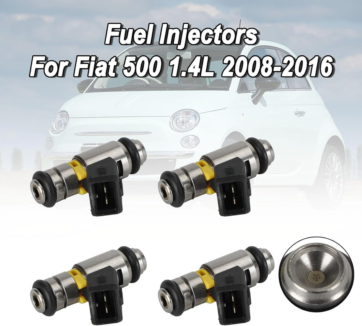 ya 14 9.20 zhengce 4PCS Fuel Injectors IWP160 for Fiat Punto 500 Doblo Qubo for KA U1-1