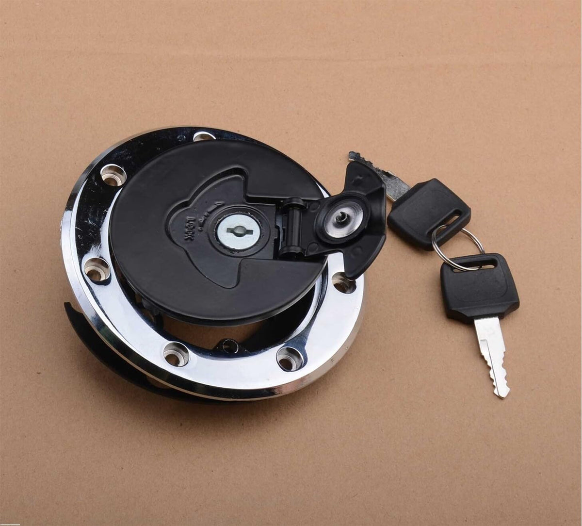 ya 13 9.15 baidi Chrome Fuel Cap cover key for Kawasaki Concours 1000 GPZ1100 ZR550 ZR750 ZR7