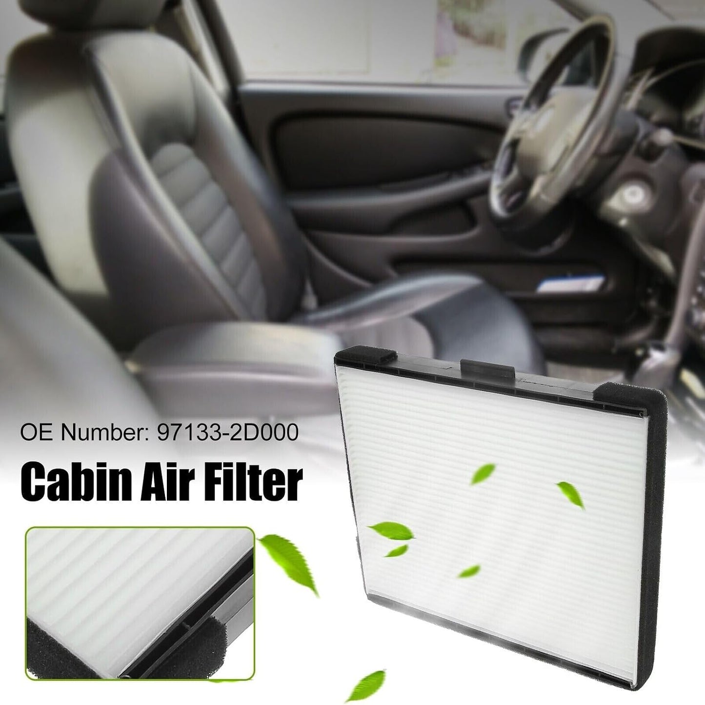 ya 4 8.24 baidi 97133-2D000 Cabin Air Filter Replacement for Hyundai Entourage 2007-2008