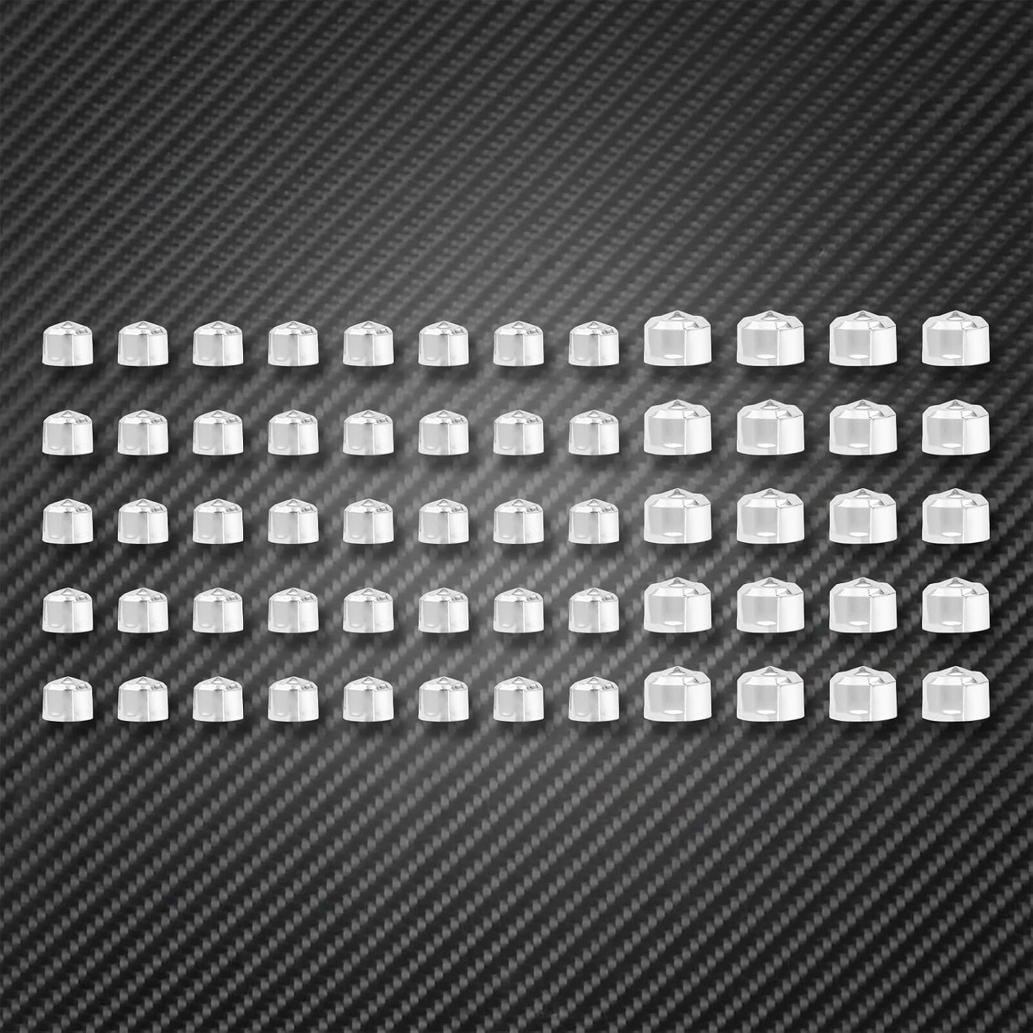 ya 2 8.15 60pc Plastic Engine KAPS Bolt Covers Cap Fit for Harley M8 Touring Softail 18-23
