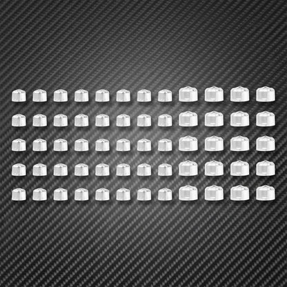 ya 2 8.15 60pc Plastic Engine KAPS Bolt Covers Cap Fit for Harley M8 Touring Softail 18-23