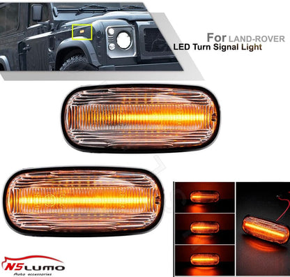 ya 7 8.24 baidi Dynamic fender LED turn signal indicator for Land Rover Discovery for Defender 