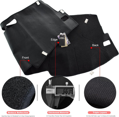 ya 7 8.24 baidi for Toyota for Corolla 2007-2012 2011 Dashboard Cover Dash Mat Dashmat Pad Protector