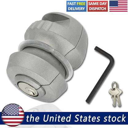 ya 4 8.8.2 Universal Hitchlock Insertable Trailer Hitch Coupling Lock Tow Ball Caravan Lock