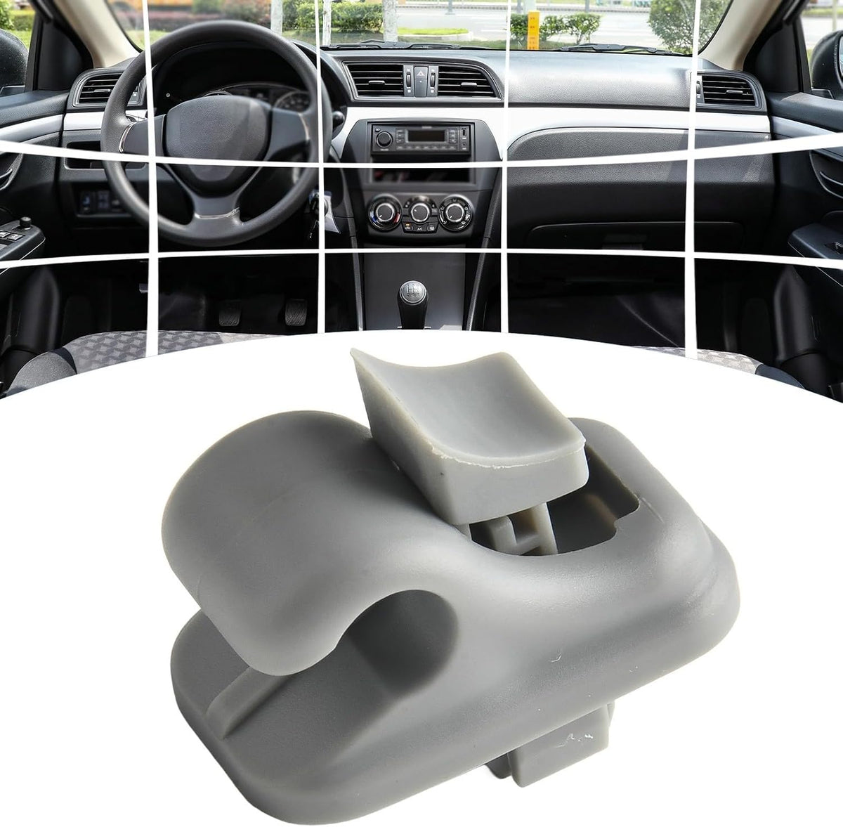 ya 23 10.7 baidi for for for Suzuki Visor Clip Vanity Mirror Buckle Compatible with SX4 for Swift Alto