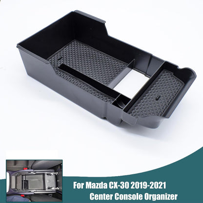 ya 4 8.24 baidi for Mazda CX-30 CX30 2019-2021 Center Console Organizer Armrest Storage Box Tray