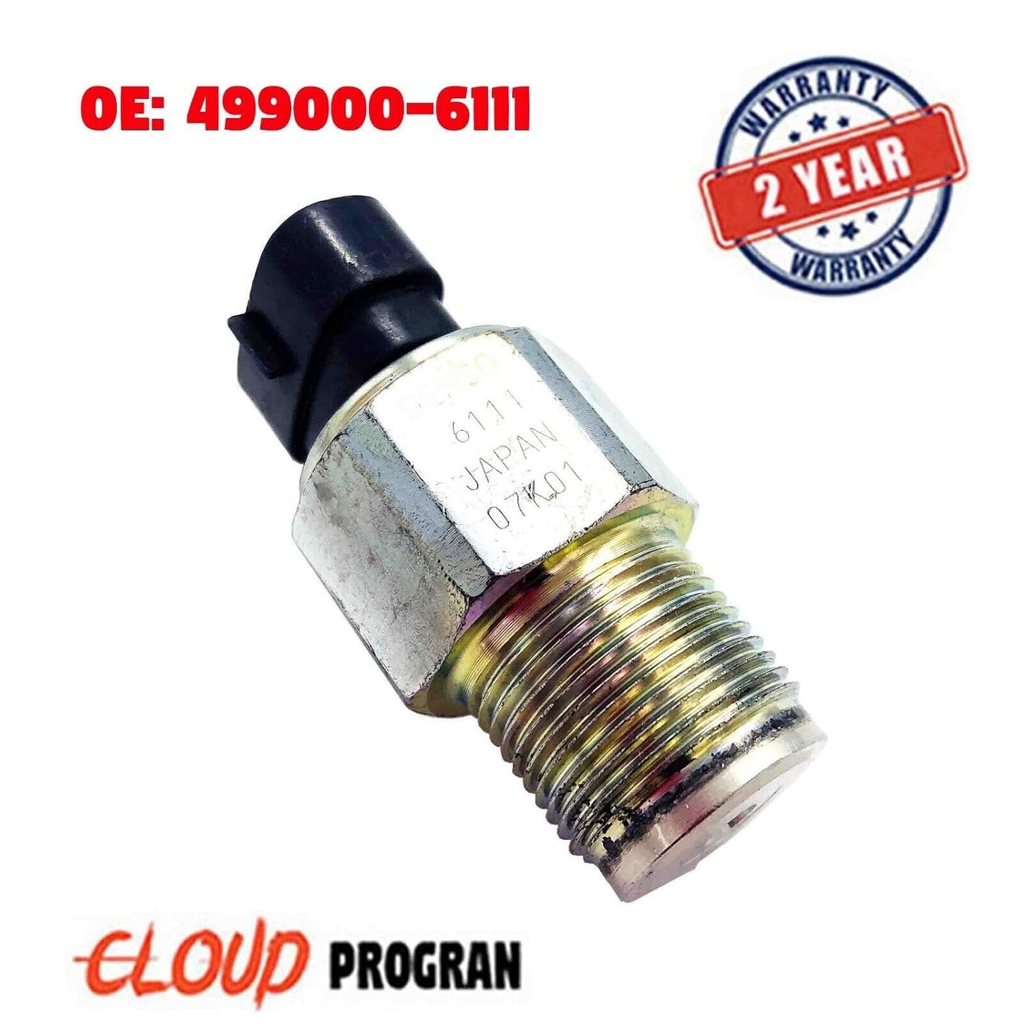 ya 4 8.8 4990006111 Common Rail Fuel Pressure Sensor 499000-6111