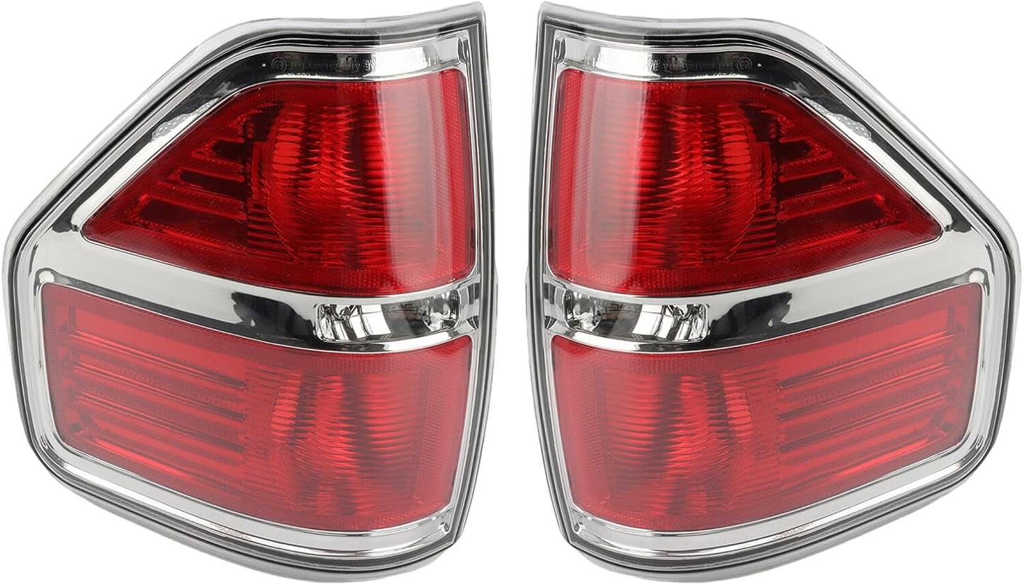 ya 7 8.24 baidi 2PCS Fit For 2009-2014 for Ford F150 F-150 Pickup Tail Lights Left+Right BL3Z13405B