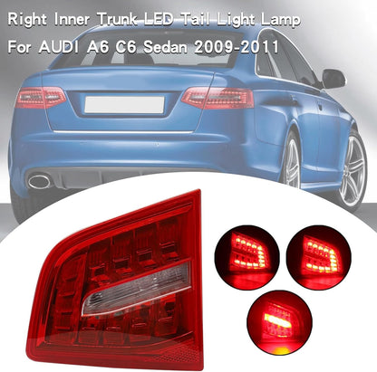 ya 10 9.16 zhengce Right Inner Trunk LED Tail Light Lamp for AUDI A6 C6 Sedan 2009-2011