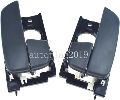 ya 4 8.24 baidi 2 Pack Gray Interior Door Handles Left and Right Rear for Hyundai Accent 2006-2011
