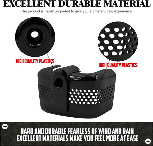 ya 4 8.8.2 Black ABS Plastic Coil Cover for Harley Softail Breakout Street Fat Bob 18-2024
