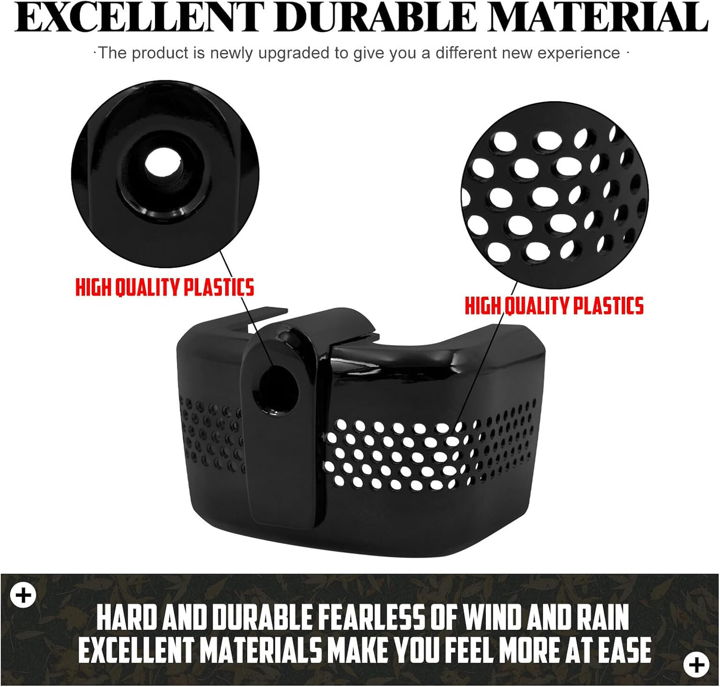 ya 5 8.24 baidi Black ABS Plastic Coil Cover for Harley Softail Breakout Street Fat Bob 18-2024