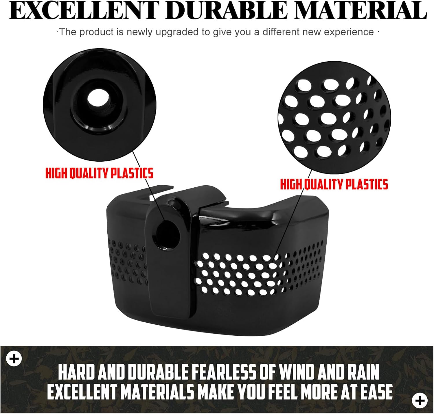 ya 5 8.24 baidi Black ABS Plastic Coil Cover for Harley Softail Breakout Street Fat Bob 18-2024