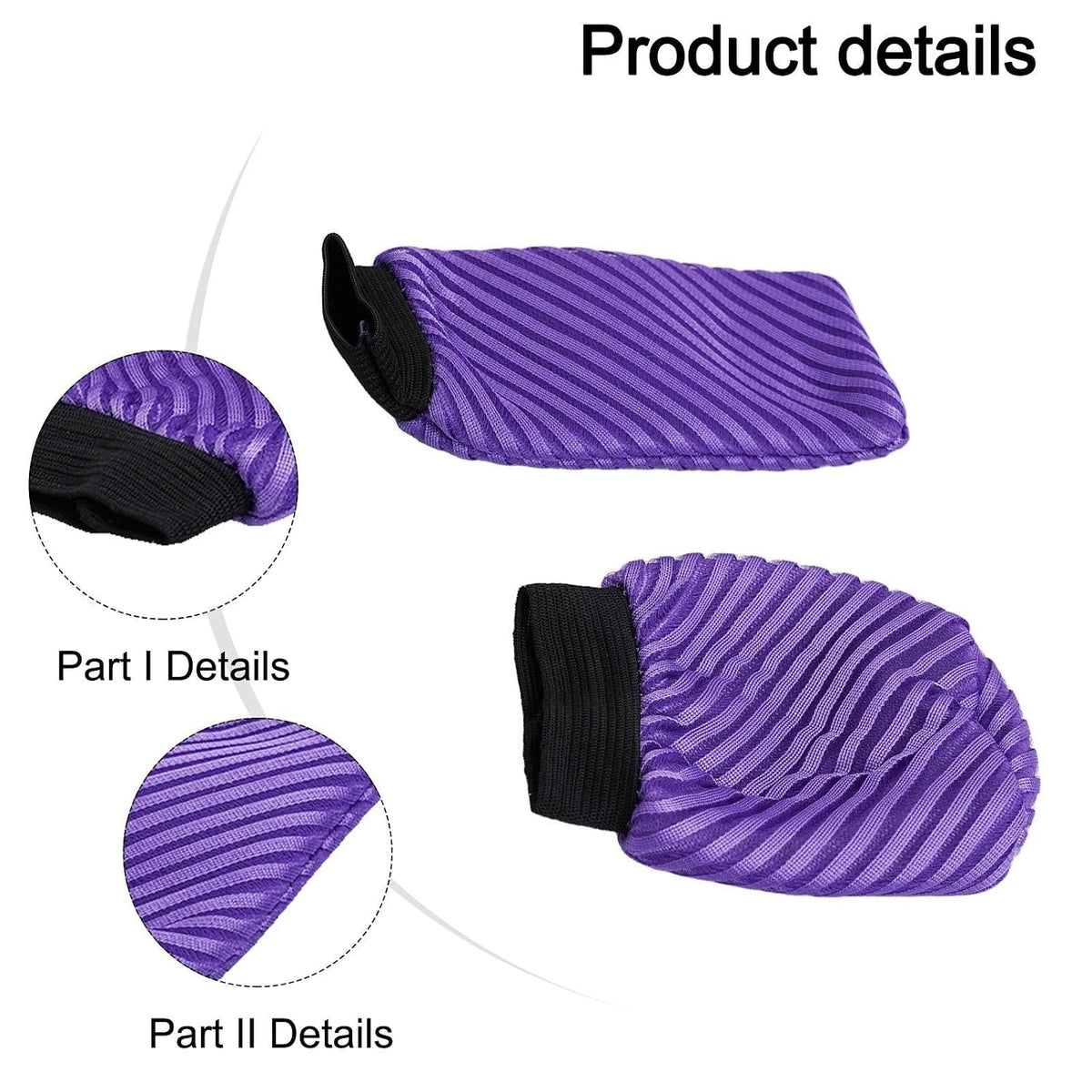 ya 13 9.15 baidi Experience Luxury Driving with Our Elastic Car Steering Wheel Cover 3PCS Set!