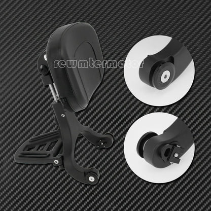 ya 6 8.24 baidi Motorcycle Multi-Purpose Driver & Passenger Backrest Fit For Sportster 2000-2022