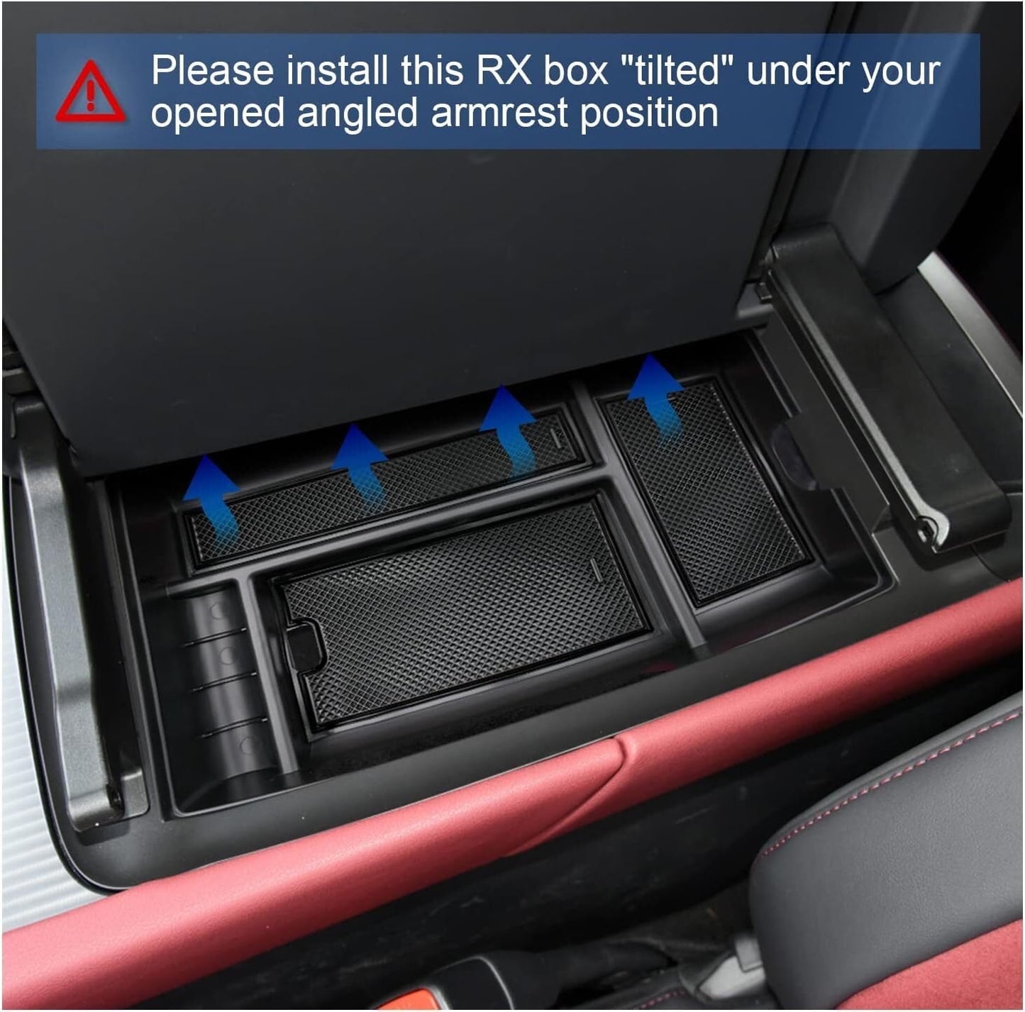 ya 5 8.10 Fit 2023-2024 for Lexus RX500h F Sport Center Console Armrest Storage Box Organizers