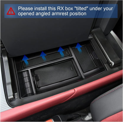 ya 5 8.10 Fit 2023-2024 for Lexus RX500h F Sport Center Console Armrest Storage Box Organizers