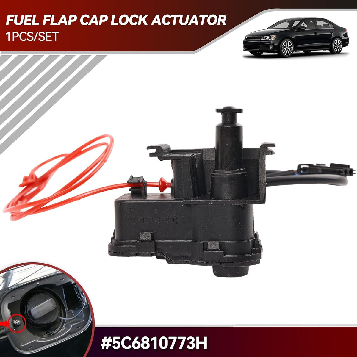 ya 11 9.14 baidiDE for VW for Golf 7 Actuator Central Locking Actuator Vehicle Fuel Filler Flap-