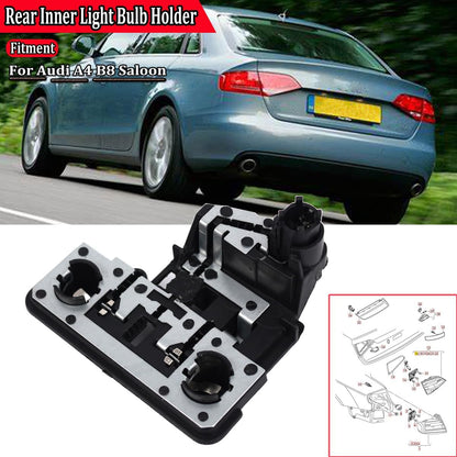 ya 7 8.24 baidi Left Rear Inner Light Bulb Holder 8K5945257B For Audi A4 B8 Saloon 2008-2011