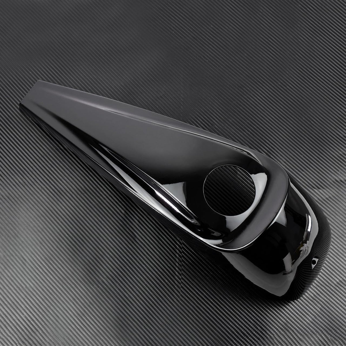 ya 9 10.24 Gloss Black Dash Fuel Console Cover Fit for Harley Touring Road Glides 2008-2021