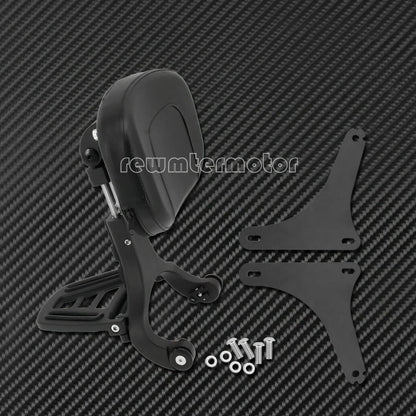 ya 6 8.24 baidi Multi-Purpose Driver & Passenger Backrest Fit for Harley Softail FLSTC 2000-2017