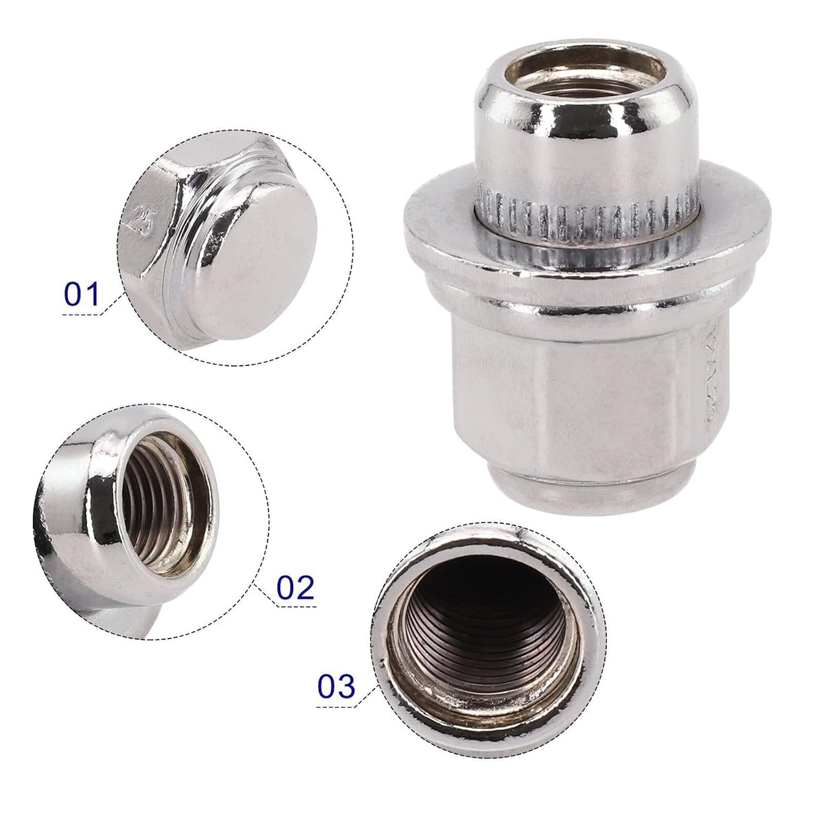 ya 13 9.15 baidi for for Nissan 370Z Wheel Nut Compatible with for for Infiniti Q70L and Q70 Models