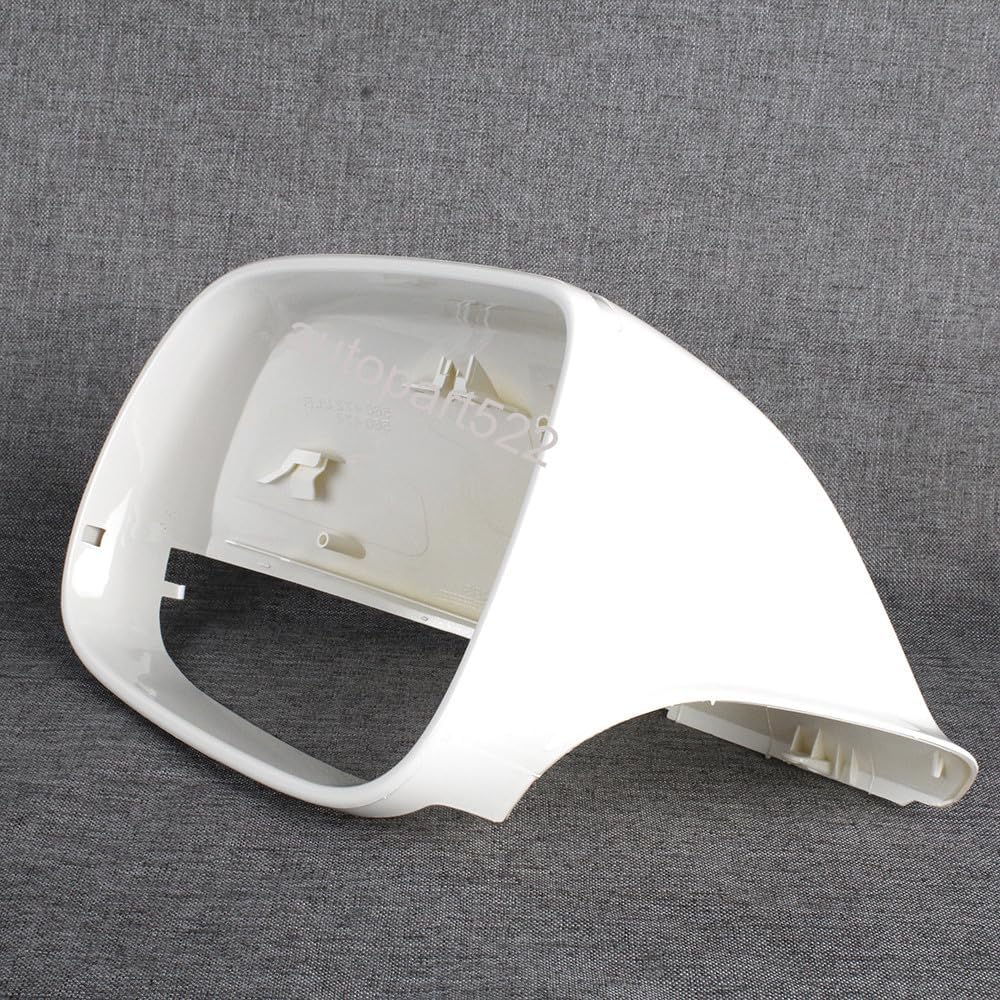 ya 11 9.14 baidiWhite Mirror Protective Cover for Audi Q7 for Q5 2011 2012-2017 Left Driver Mirror Cover Shell