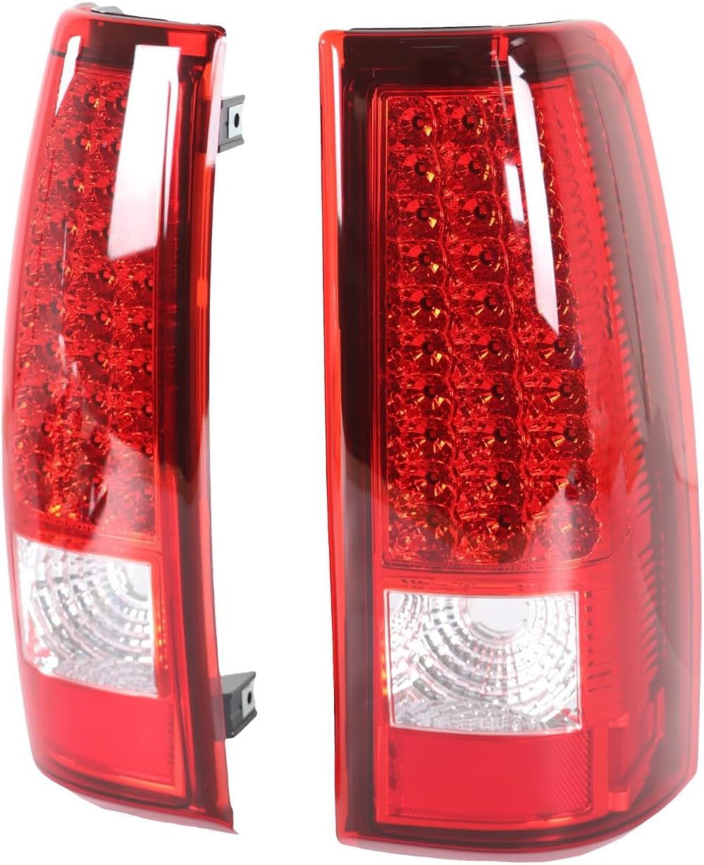 ya 10 9.16 zhengce For 03-06 for Chevy for Silverado 1500 2500 3500 Red LED Tube Tail Lights B