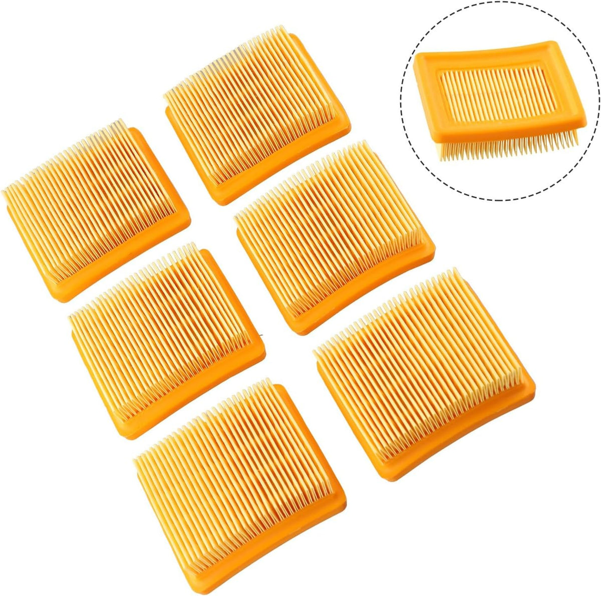 ya 26 10.21 baidi 6 Pack Air Filter Set for 4180-141-0300B FS91 FS131 FS111 Replacement 93353