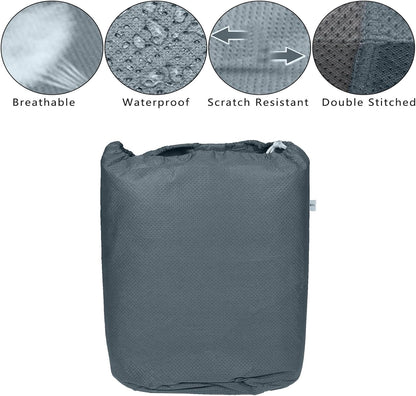 ya 4 8.8.2 Suitable for folding pop-up trailers and RV covers suitable for 16 to 18 feet gray waterproof and tear-resistant
