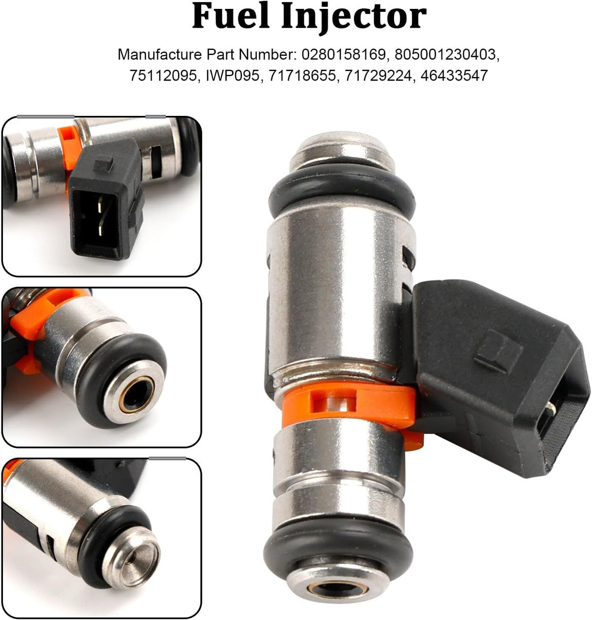 ya 14 9.20 zhengce 1PCS Fuel Injector IWP095 for Fiat Punto 1.4L 2007-2009 for Fiat Palio 1.6-1