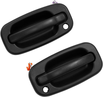 ya 9 10.24 Front Left & Right Exterior Door Handle for Chevy Silverado for GMC for Sierra 1999-2007
