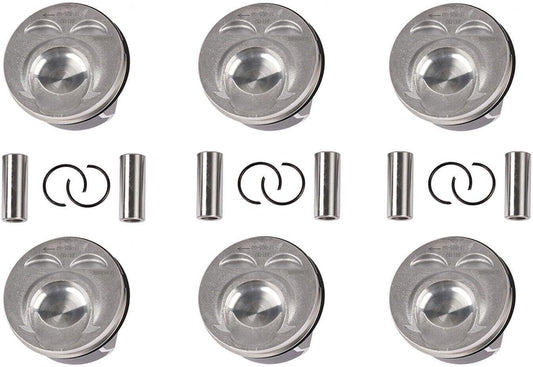 ya 4 8.14 6-piece piston ring set for Audi Q7 for VW for Passat Touareg CC VR6 3.6L engine 03H198151B