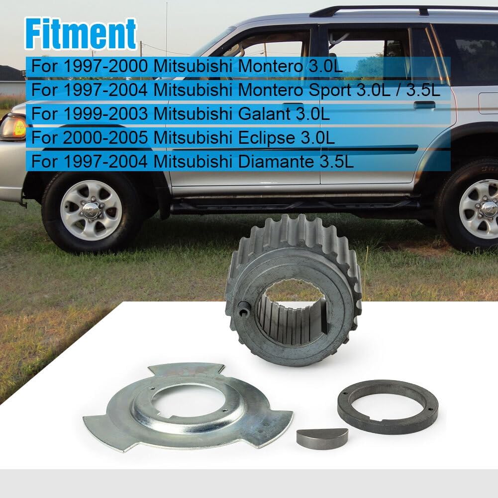 ya 12 10.8 baidi 1X Crank Crankshaft Gear Sensor Blade+ Spacer Kit for Mitsubishi Montero Eclipse