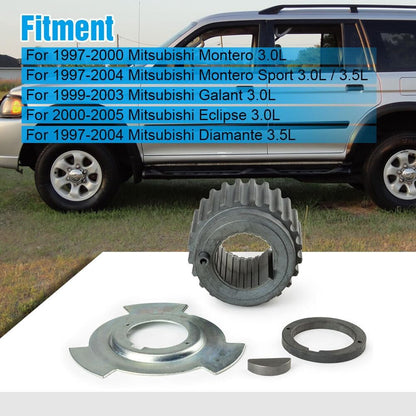ya 12 10.8 baidi 1X Crank Crankshaft Gear Sensor Blade+ Spacer Kit for Mitsubishi Montero Eclipse