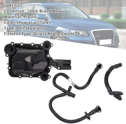 ya 10 9.16 baidi Oil Separator PCV Valve Vent Trim + Hose Tube for Audi Q7 A8 Q5 S4 A6 A7 3.0TFIS 1