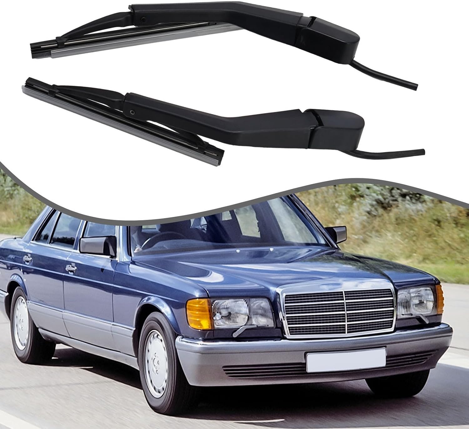 ya 2 8.15 Easy to Install Headlight Wiper for Mercedes W126 A1268204544 A1268204644