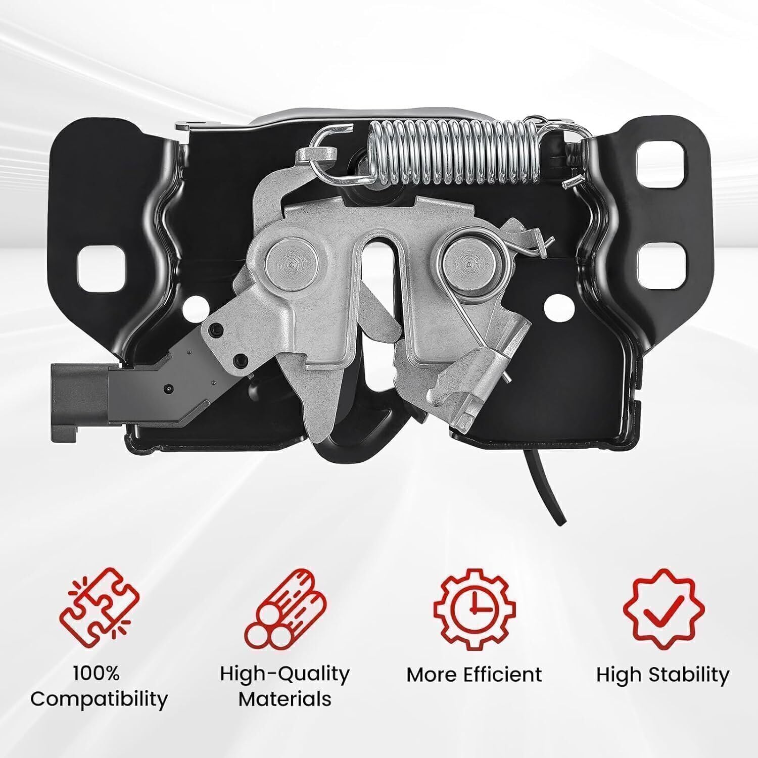 ya 4 8.14 Hood Lock Latch for 2014-2019 for Ram 1500 2500 2014-2015 68159725AB 68159725AA