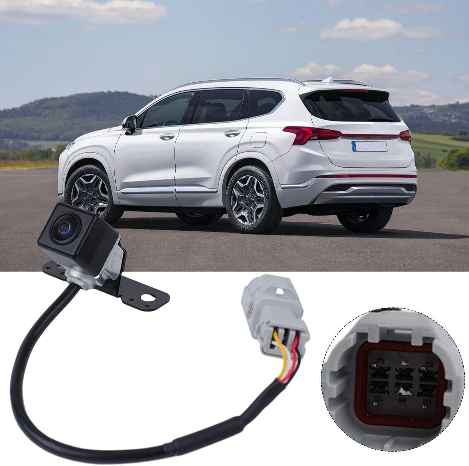 ya 2 8.15 Rear View Backup Camera 95760-2W000 for Hyundai Santa Fe 2013-2016 957602W000