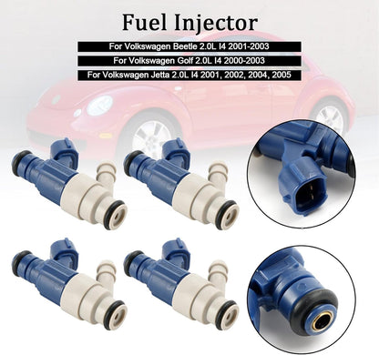 ya 14 9.20 zhengce 4PCS Fuel Injector 0280155995 for VW for Golf Beetle for Jetta 2.0L I4 200-1