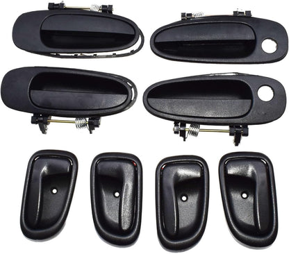 ya 2 8.15 Door Handle Black Outside Black Inside Kit Set 8 for Toyota for Corolla 6920512130
