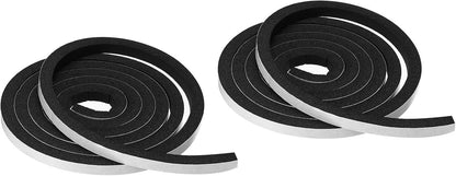 ya 26 10.21 baidi Weather Stripping for Doors, 2 Rolls 3/8 W x 3/8 T Foam Seal Tape(6.56 Ft)