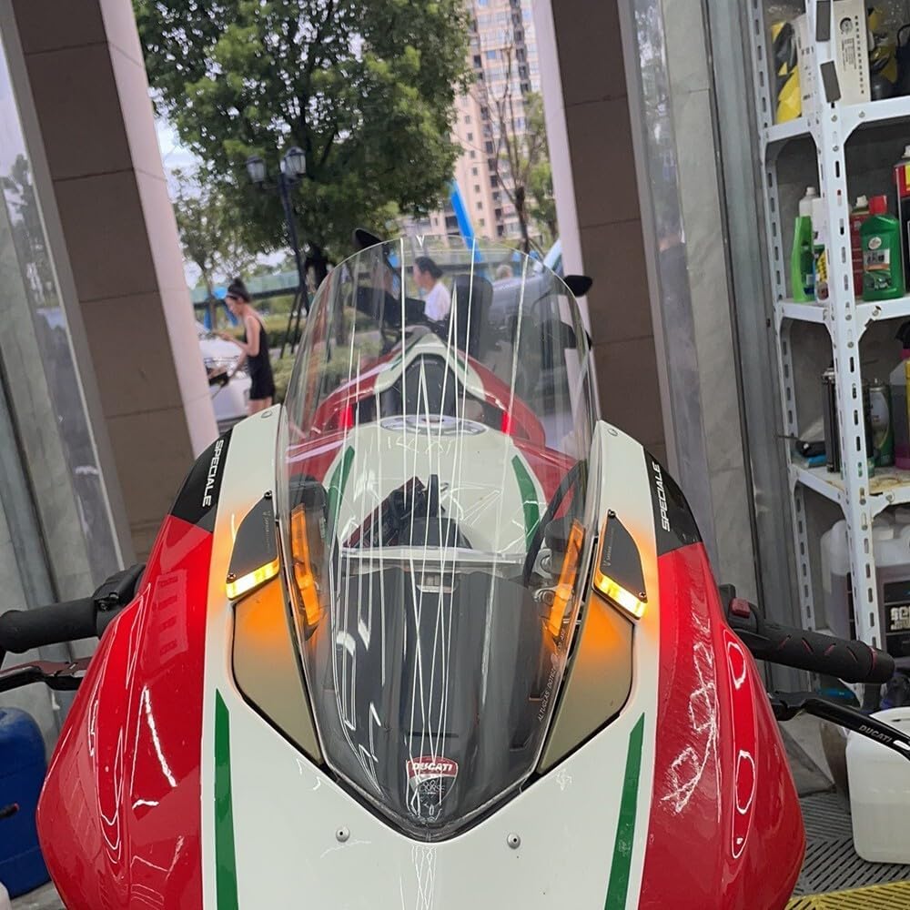 ya 13 9.15 baidi LED Turn Signal Light Indicator Mirror Base Plate for Ducati Panigale V4/S/R V2