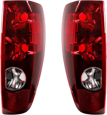 ya 10 9.16 zhengce Pair Red Clear Rear Brake Tail Lights Fit For 04-12 for Chevy Colorado/for