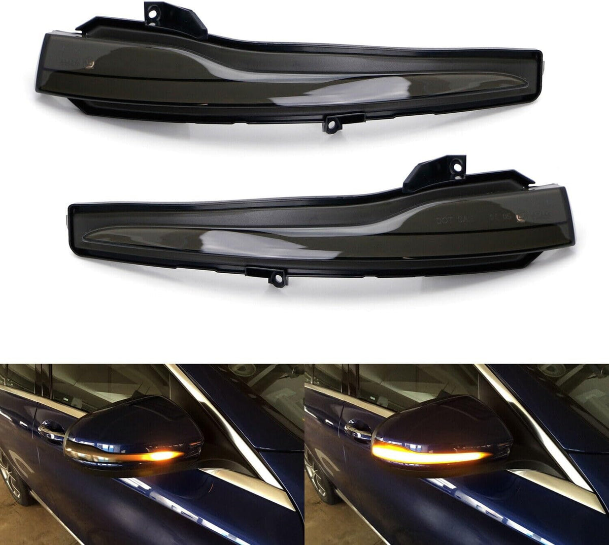 ya 4 8.8 Side Mirror Dynamic Blink Turn Signal Light For Mercedes C E S GLC Class W205