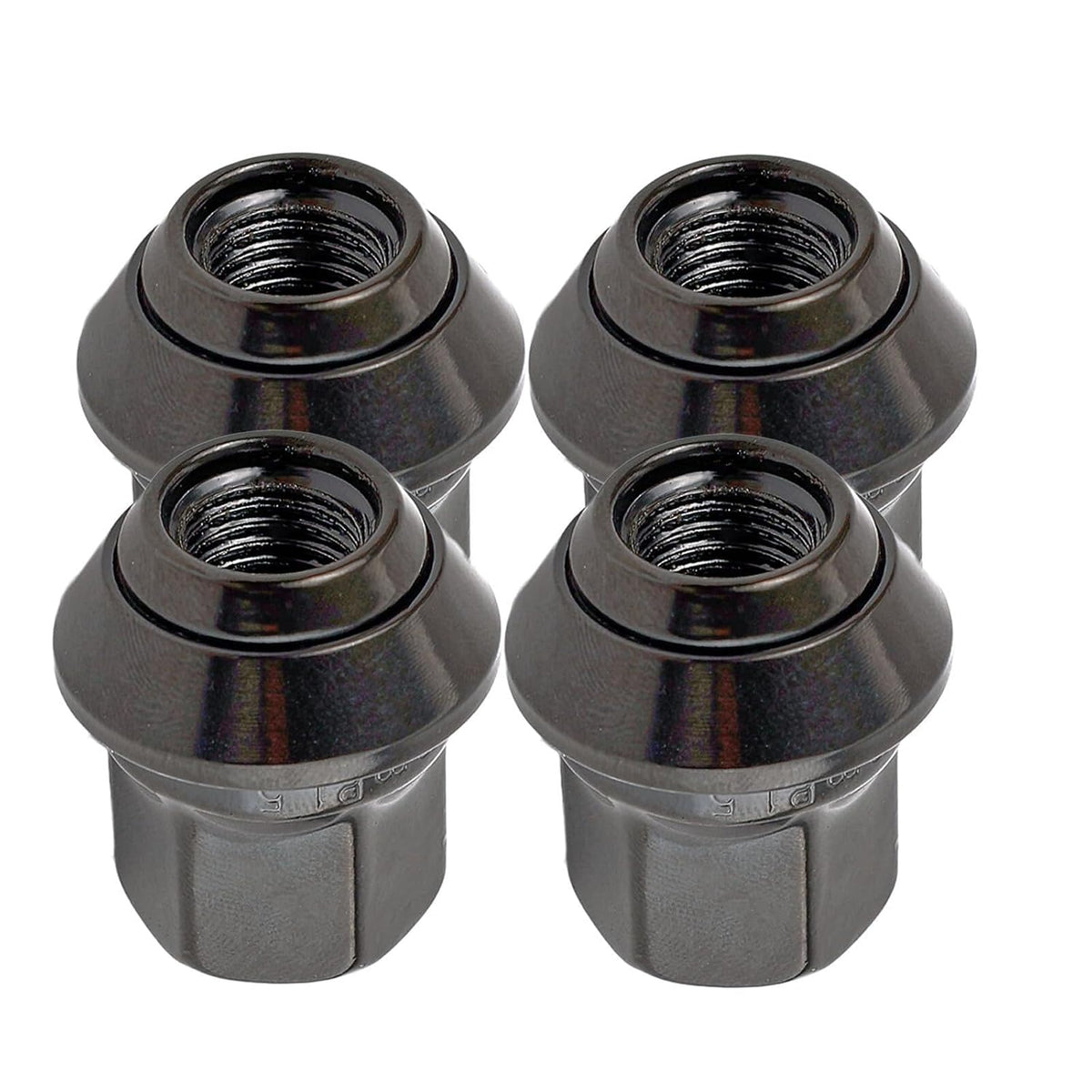 ya 10 9.16 baidi 4Pcs Car Alloy Wheel Nuts M12X1.5 19MM Bolt Lug Studs for Ford Focus MK2 MK3 ST