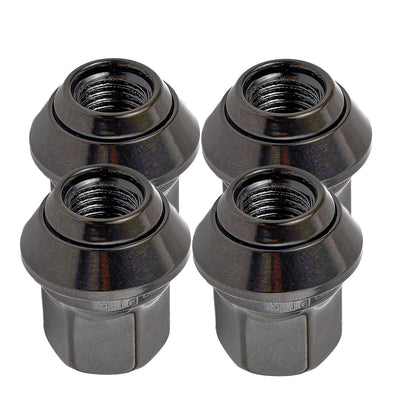 ya 10 9.16 baidi 4Pcs Car Alloy Wheel Nuts M12X1.5 19MM Bolt Lug Studs for Ford Focus MK2 MK3 ST