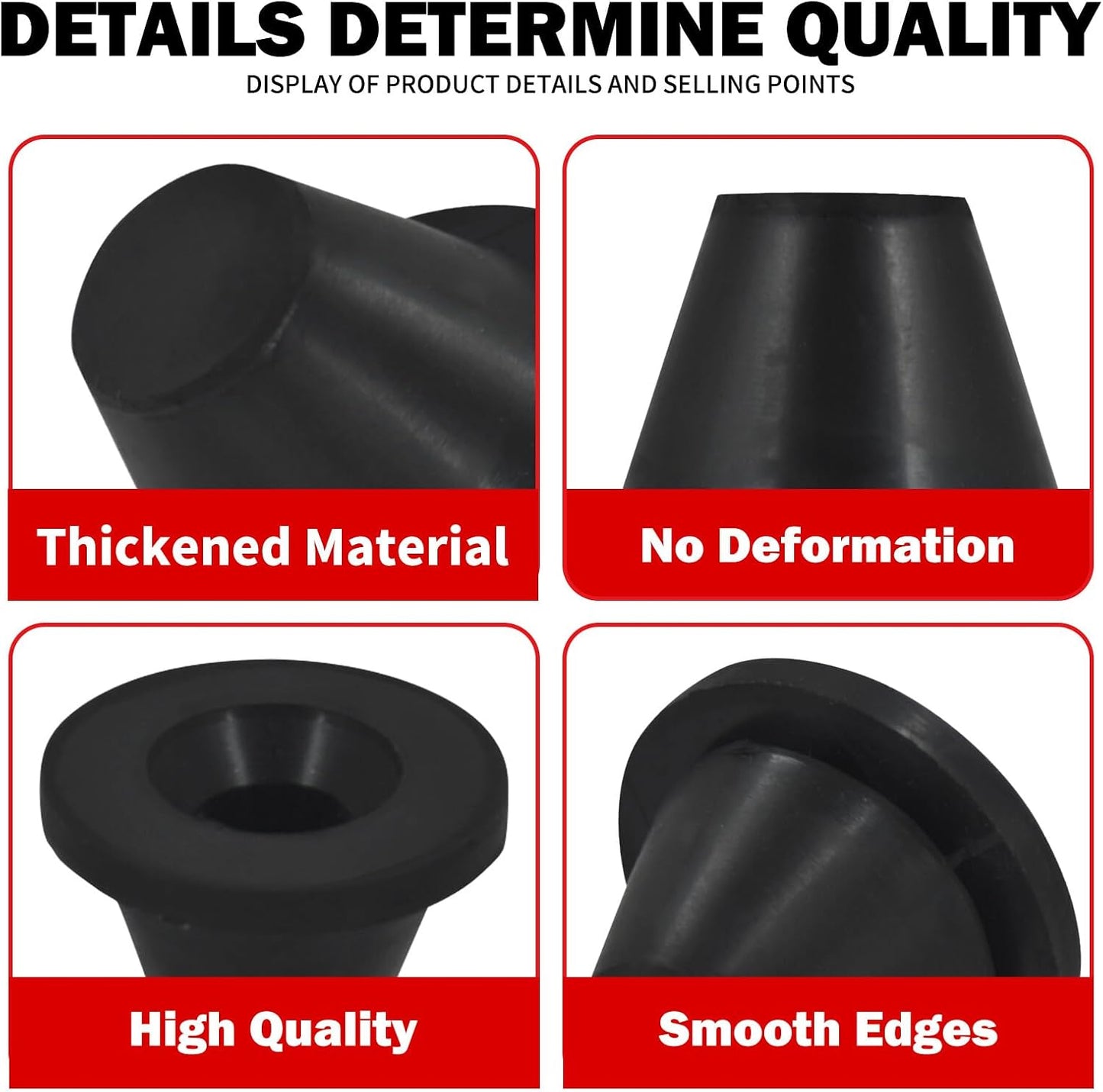ya 7 8.24 baidi 6x Rubber Side Cover Grommets Fits for Harley Touring Road Electra Glide 96-2007