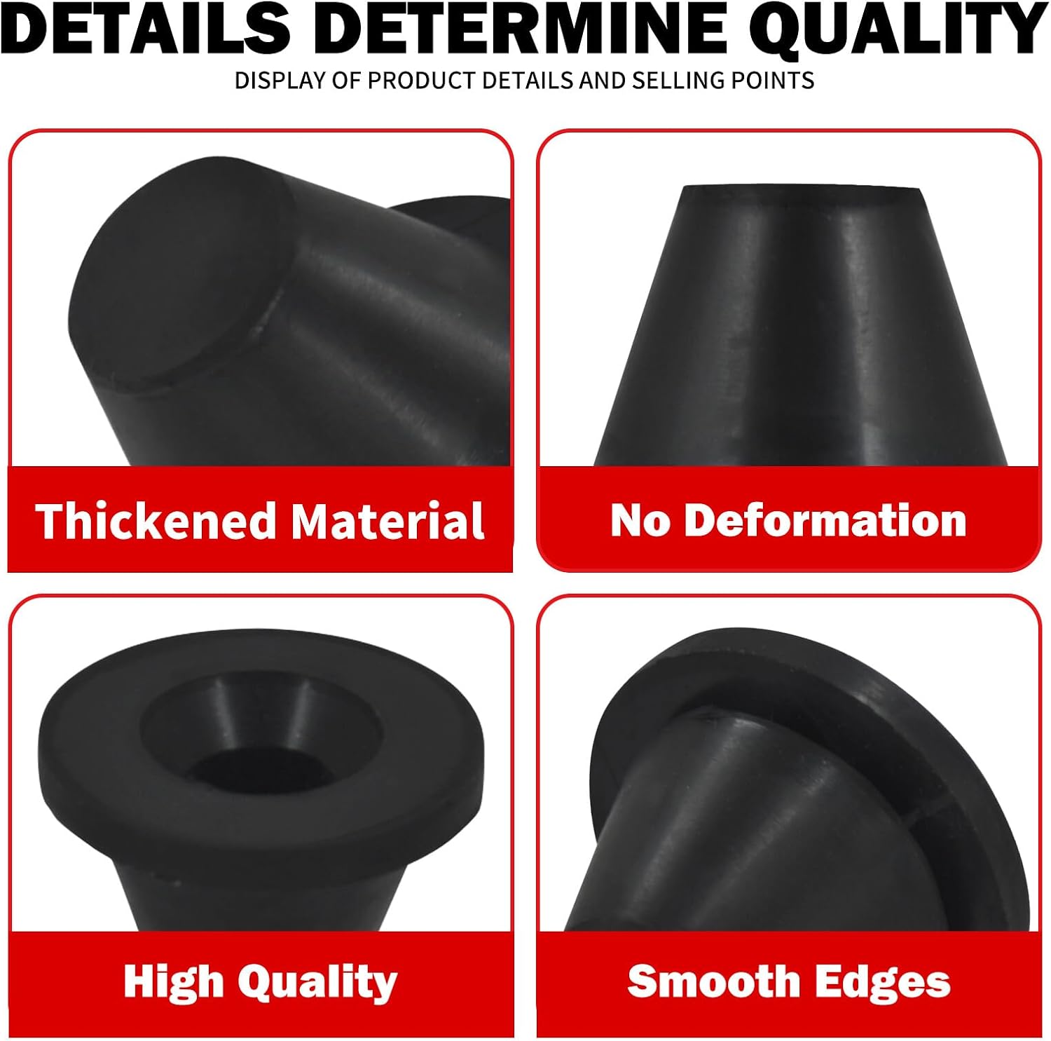 ya 7 8.24 baidi 6x Rubber Side Cover Grommets Fits for Harley Touring Road Electra Glide 96-2007